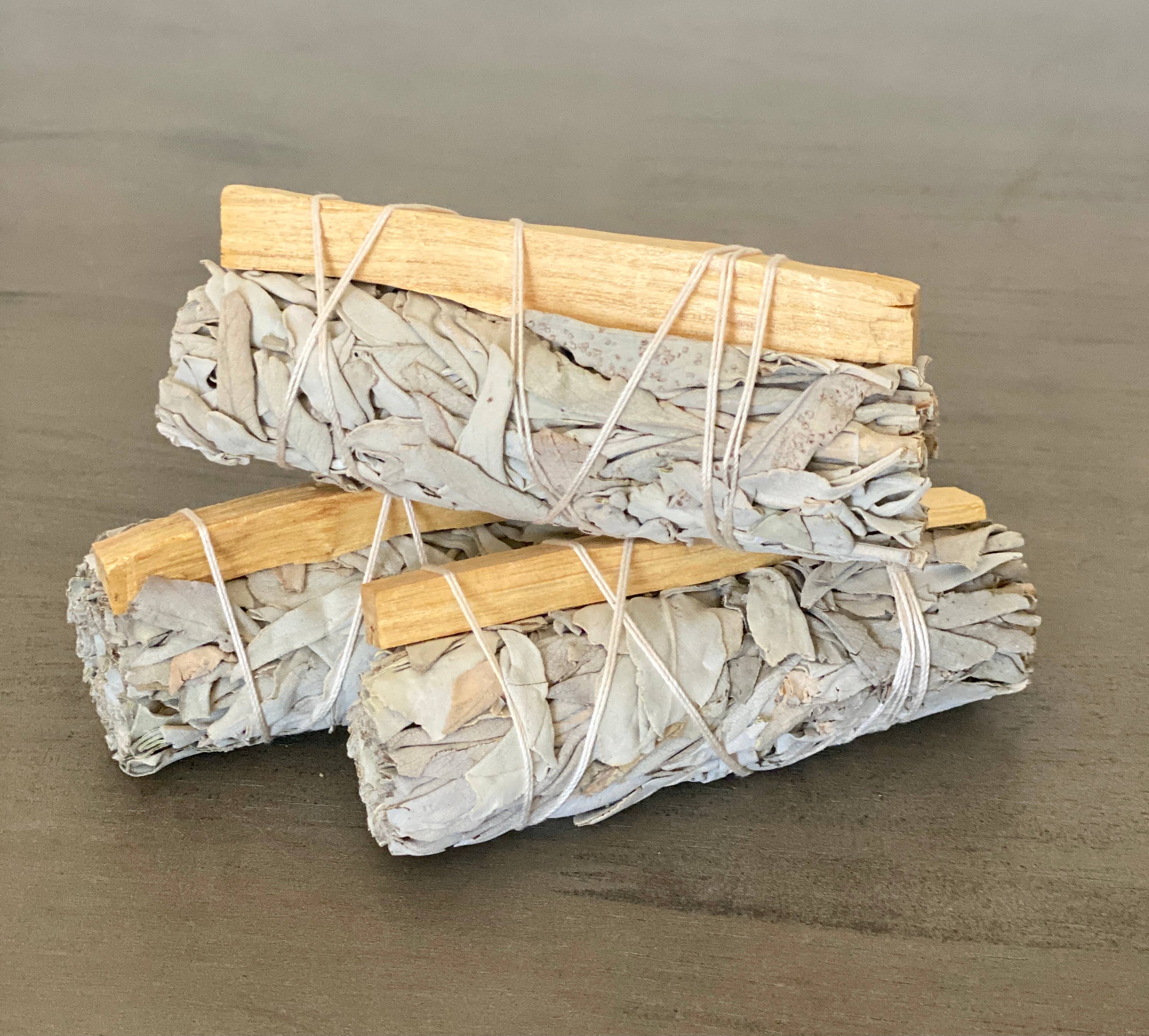 White Sage with Palo Santo Smudge Stick