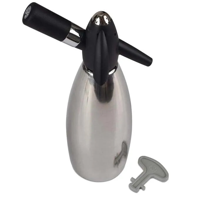 Soda Siphon 1 Quart Stainless Steel