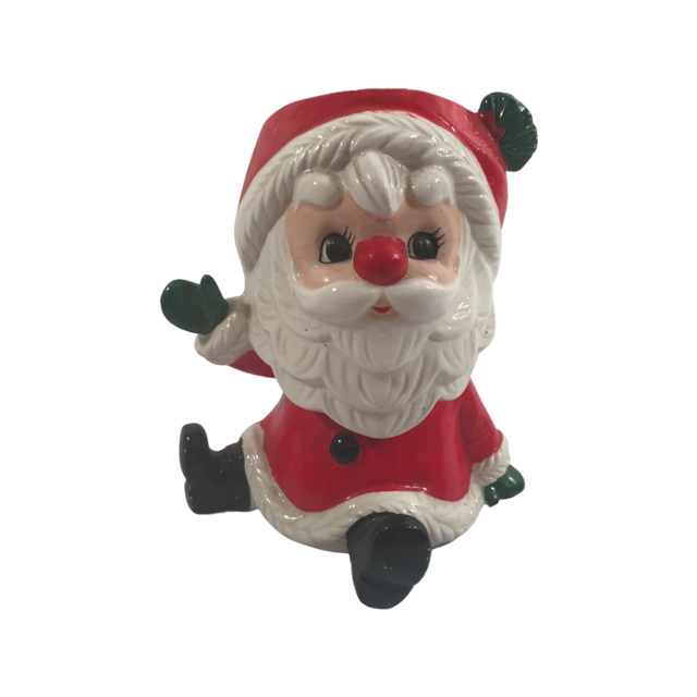 Relpo Waiving Santa Planter