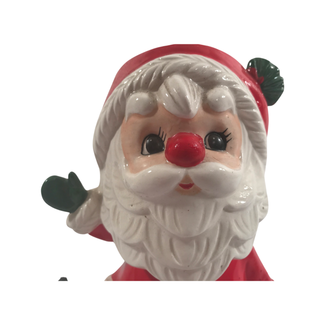 Relpo Waiving Santa Planter