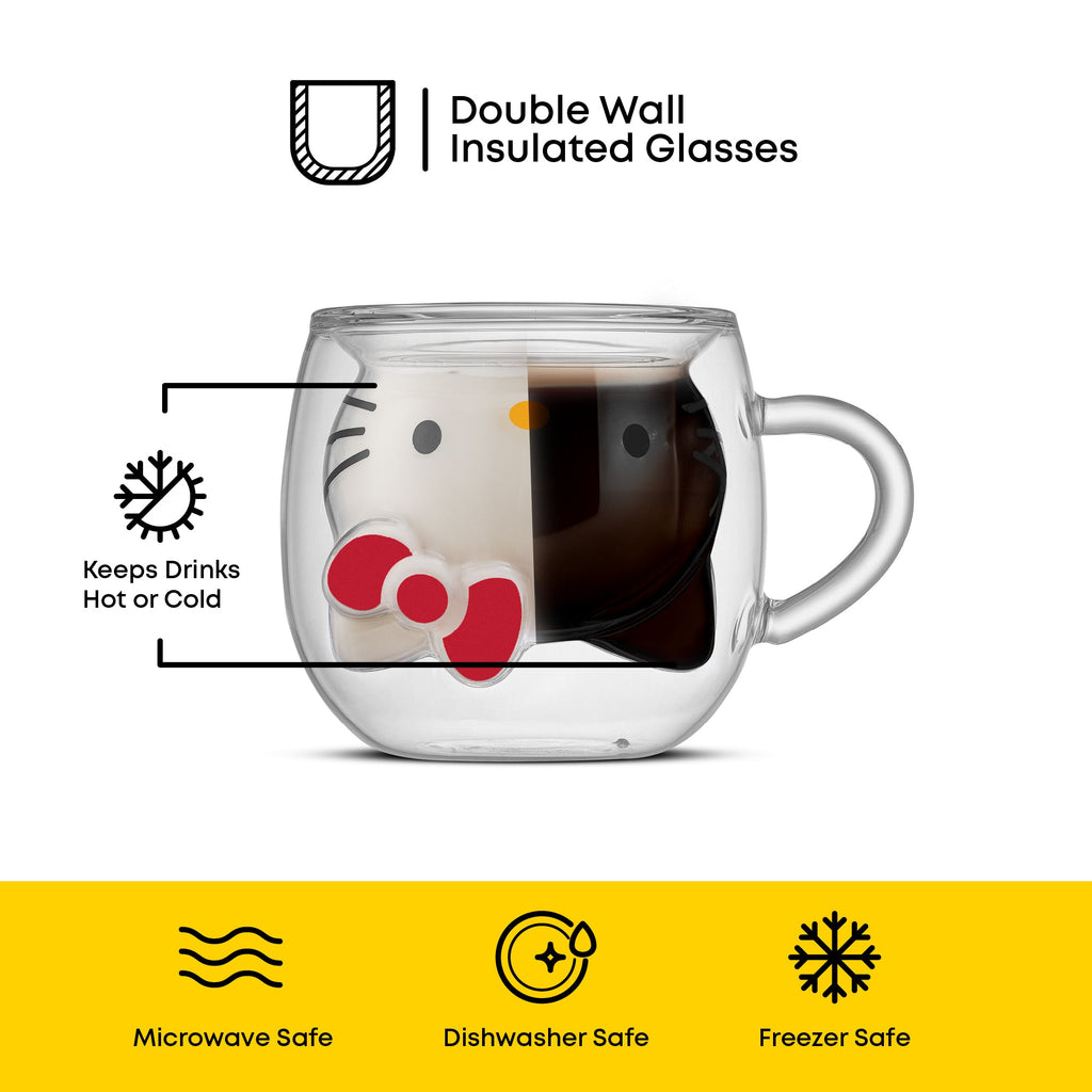 Hello Kitty® 3D Double Wall Coffee Mug