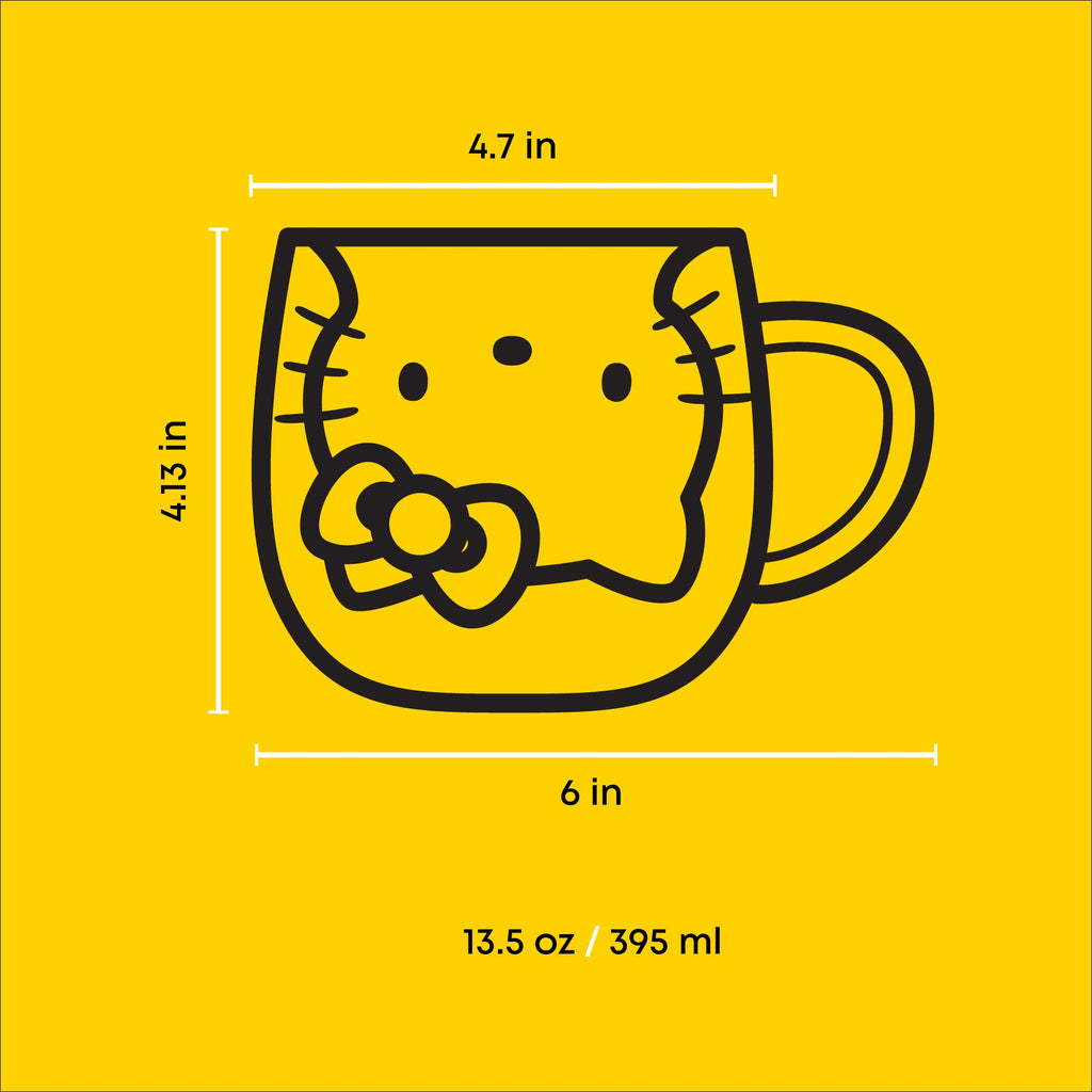Hello Kitty® 3D Double Wall Coffee Mug