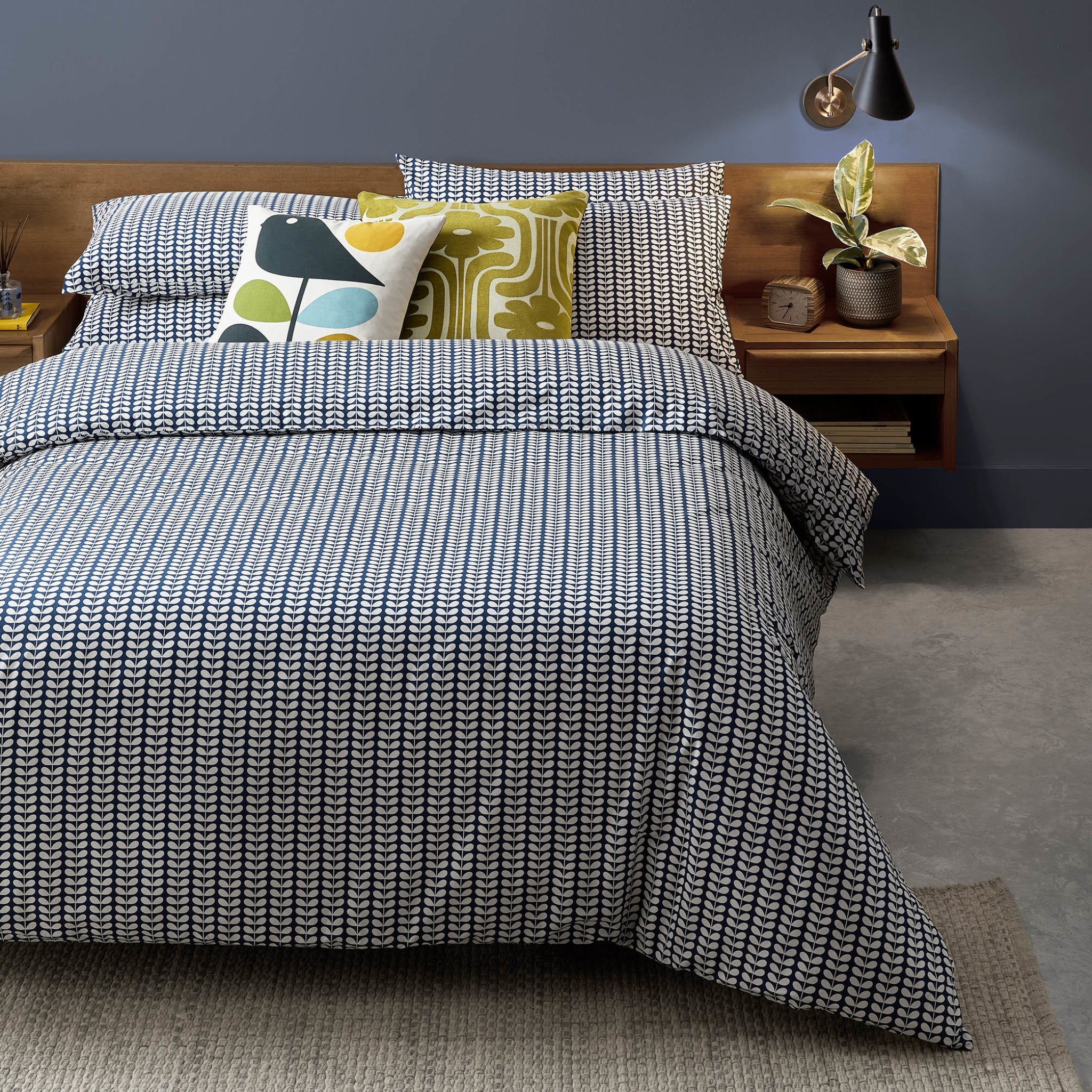 Tiny Stem Duvet | Whale Blue