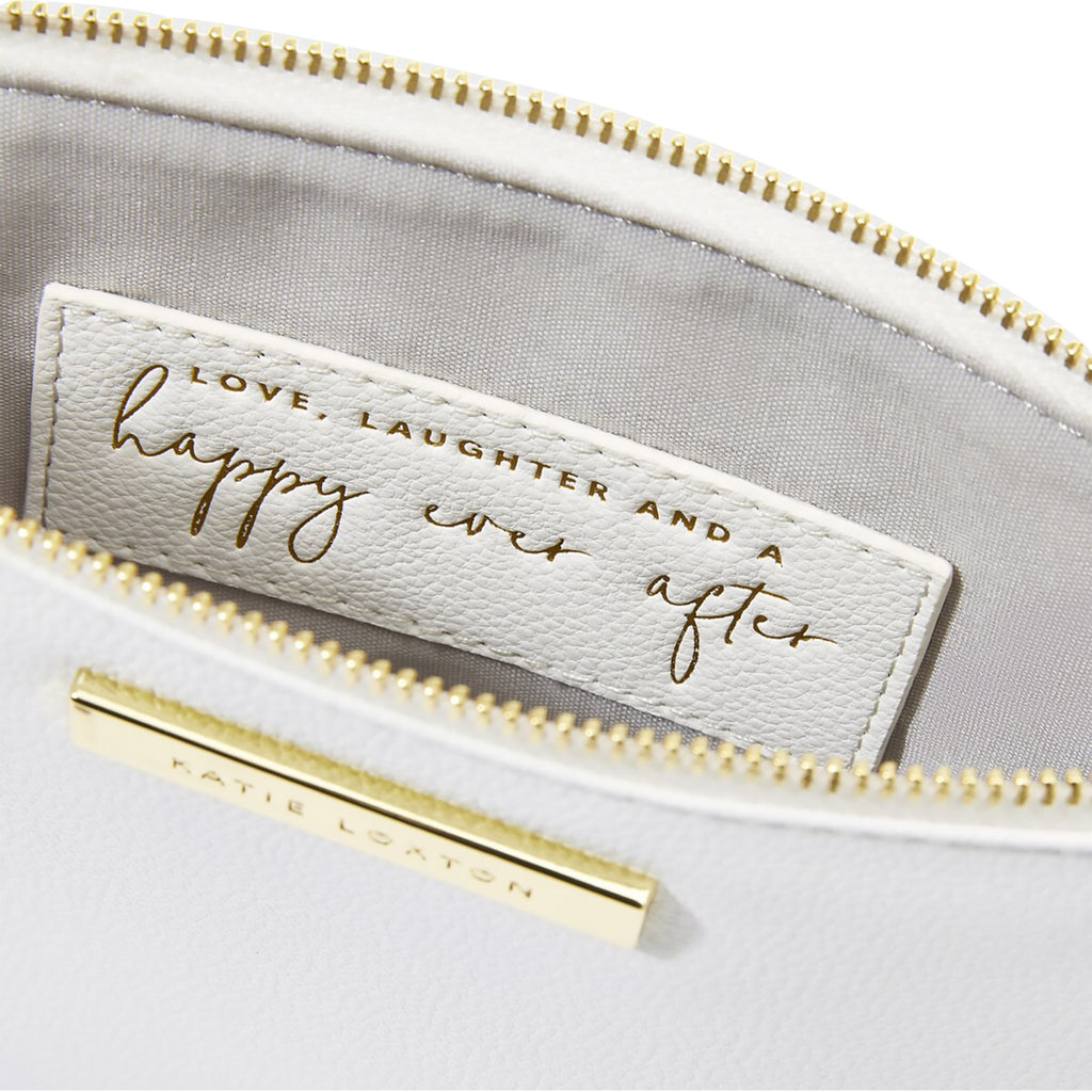 Semi-Precious Stone Bridal Pouch | Love, Laughter And A Happy Ever After | Pearl