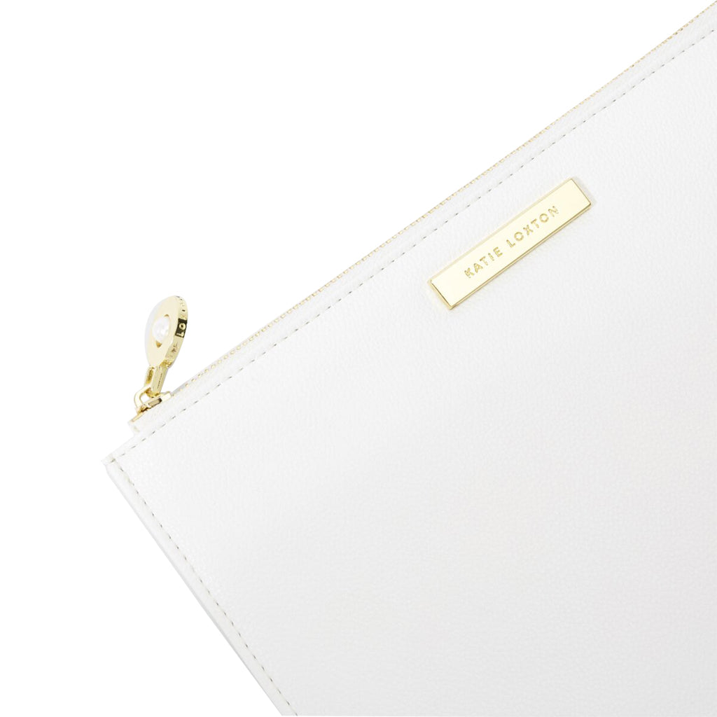 Semi-Precious Stone Bridal Pouch | Love, Laughter And A Happy Ever After | Pearl