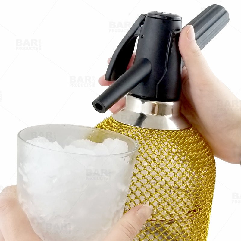 BarConic® Soda Siphon - Glass w/ Mesh - 1 Liter